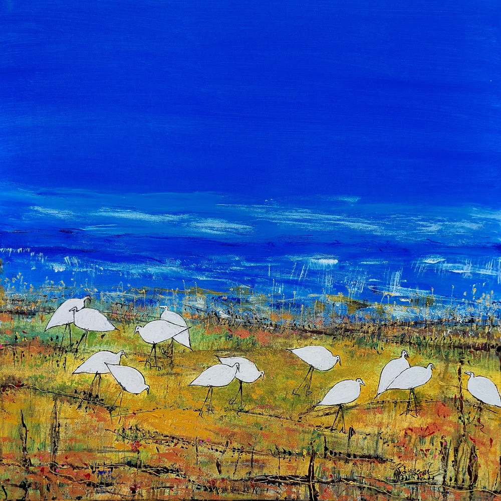 Sous le Ciel d’Azur, œuvre de Ghislaine Riendeau.